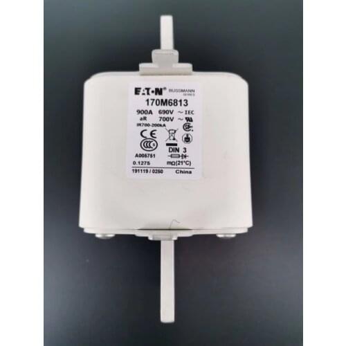 Fuses: 170M6813 900A 690V / 170M6814 1000A 690V / 170M6811D 700A / 170M6812D 800A 690V aR
