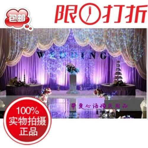 Luxury Wedding Backdrop with Beatiful Swag Wedding drape and curtain wedding decoration