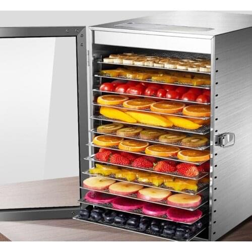 12-layer Food Fruit Dryer Electric Dehydrator Fruit Dryer Commercial Vegetables Dried Meat Pet Snacks Drying Machine