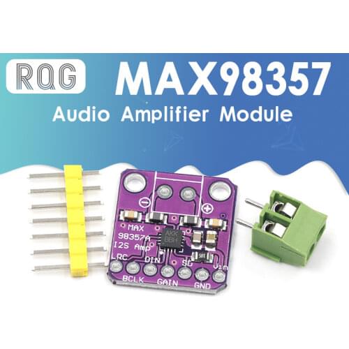 Max98357 3w Class D Amplifier Breakout Interface I2s Dac Decoder Module Filterless Audio Board For Raspberry Pi Esp32