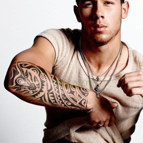 Waterproof Temporary Tattoo Sticker Mandala totem fake tatto flash tatoo tatouage temporaire Stickers arm leg for girl women men