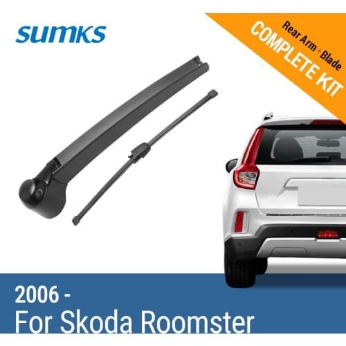 SUMKS Rear Wiper & Arm for Skoda Roomster 2006 2007 2008 2009 2010 2011 2012 2013