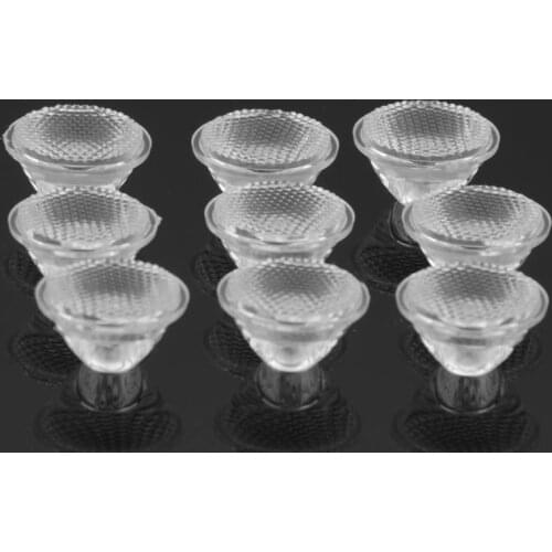 20 mm 1W 3W COB Single Bead Surface PMMA PC Lumen LED Lens