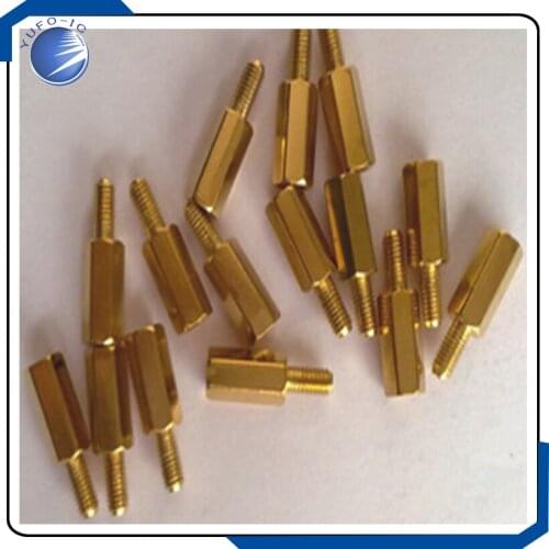20pcs/Lot 10+6 - 10mm high 10MM+6mm M3 six hexagon pillars spacer pillarsConnector