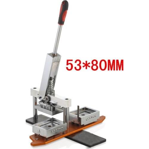 53 * 80MM blank badge magnetic refrigerator stickers material personality DIY art decoration magnetic stickers 100 sets