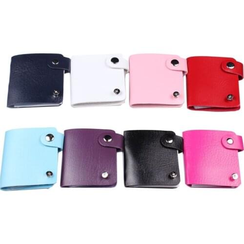 6 Colors Stamping Plate Holder (26 Small Plates) Nail Stamping plate holder Synthetic Leather Stamper Organizer /Holder /Case