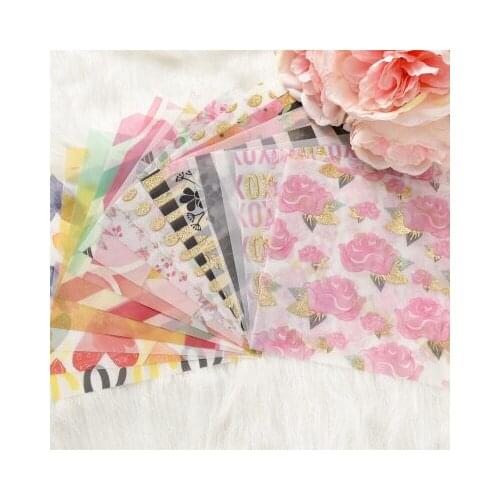 6 inch UV Glitter power Cardstock Vellum Craft Paper Pad for Scrapbooking Happy Planner/Card Making/Journaling Project/Home Deco