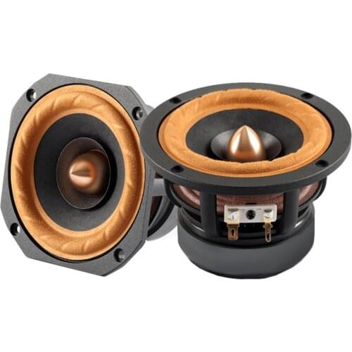 AIYIMA 1Pc 4Inch Audio Loudspeaker Woofer Full Range Speaker 4Ohm/ 8Ohm 30W Column DIY Speakers For Home Theater System