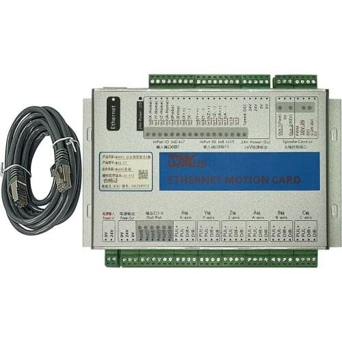 CNC MACH3 USB Ethernet 2MHz 4 Axis 100KHz USB CNC Smooth Stepper Motion Controller card breakout Control board