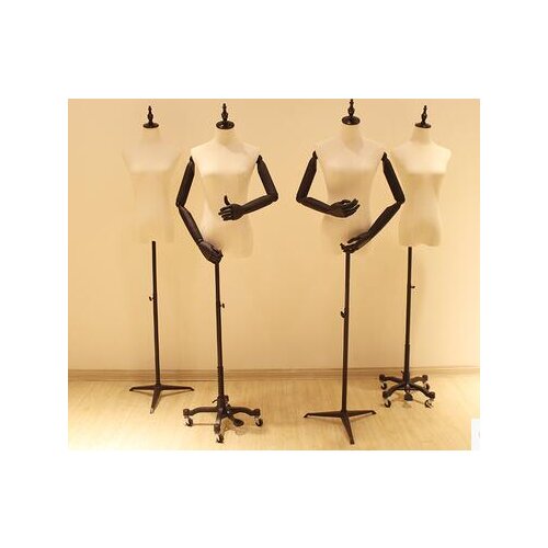 Model prop womens shop window display frame of the body of a full-body wedding dress half model female shelf1126