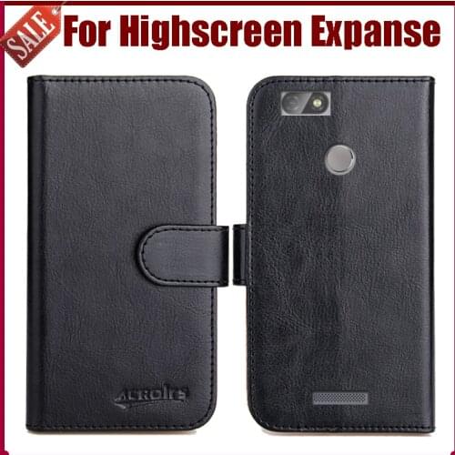 Hot Sale! Highscreen Expanse Case New Arrival 6 Colors High Quality Flip PU Leather Protective Cover For Highscreen Expanse Case