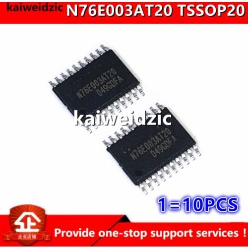 Kaiweikdic New imported original N76E003AT20 Compatible with stm8s003f3p6 Micro control chip chip tssop20