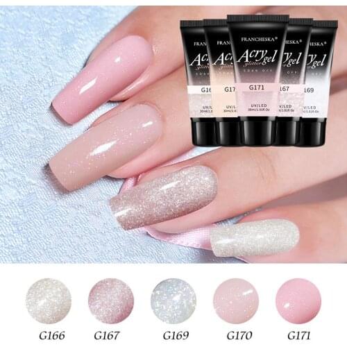Nail Art Extension Glue Painless Glitter Nail Mould Extension Glue Quick Extension Glue Nail Art Phototherapy Removable UV Glue