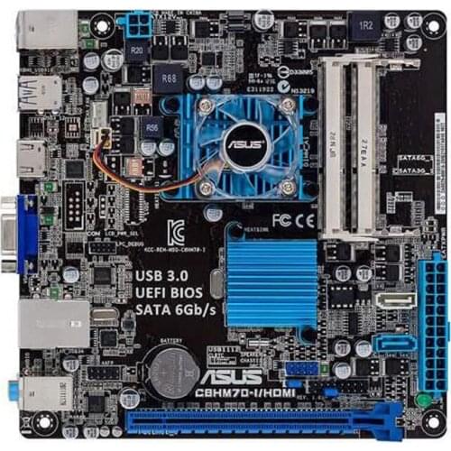 ASUS C8HM70-I/HDMI LGA 1150 Intel Celeron 847 Motherboard DDR3 16GB Non-ECC 2x USB 3.0 2x SATA3 HDMI PCI-E 2.0 x16 Slot Mini-ITX