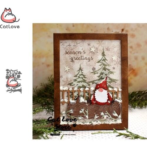 Santa Claus Christmas Elf Metal Cutting Dies Scrapbooking Stencil Die Cuts Card Making DIY Craft Embossing New Dies For 2019