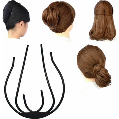 Fashion Women Hair Twist Styling Clip Stick Bun Maker Diy Hair Braiding Tools Hair Accessories Braider Diy Hairstyle