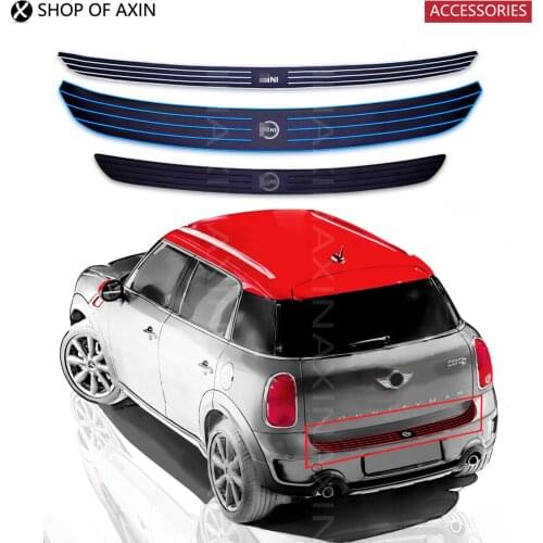 Car rear bumper Trunk load edge Protector guard Rubber Trim sticker for MINI cooper clubman countryman R55 R56 R57 R60 F55 F56