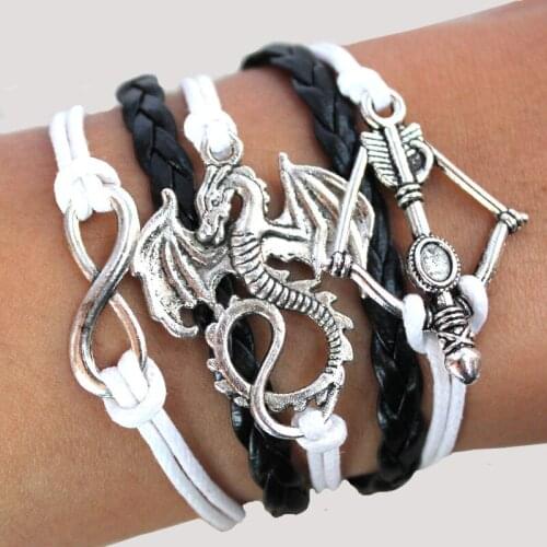 2018 New dragon GLOW in the DARK Punk Luminous Dragon Pendants & Necklaces dragon amulet Sweater Chain Christmas Gift ancient