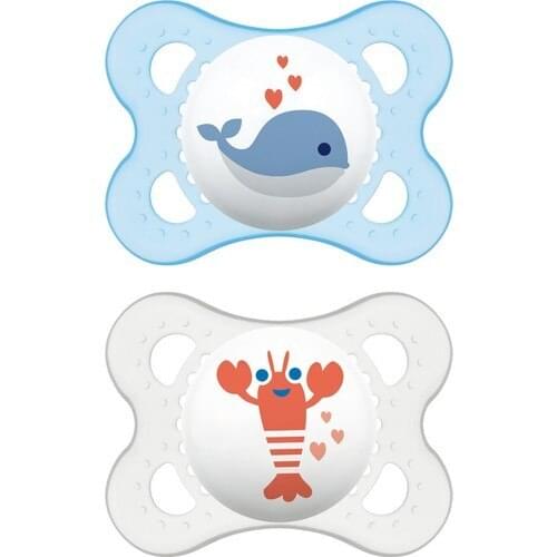 Orthodontic Silicone 2'li Pacifier 0 - 6 Months