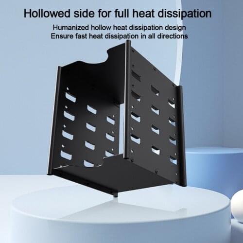 Acasis Hard Drive Bracket 5 Layers Hard Disk Shelf Organizer Box HDD Rack Desktop Hard Drives External Cooling Cage