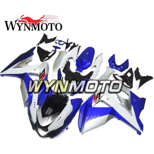 Complete Fairings Kit For GSXR1000 09-16 09 10 11 12 13 14 15 16 K9 Injection Fairing ABS Plastics Cowling Bodywork White Blue