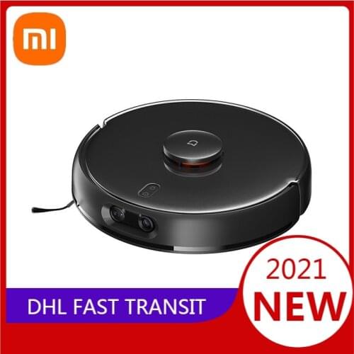 2021 NEW Xiaomi Mijia Vacuum Cleaner Robot Pro MJSTS1 for Home Auto Dust Sterilize 4000Pa Suction 3D TOF& AI Tech Smart Home