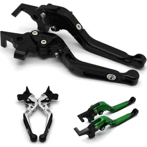 With logo Motorcycle Frame Ornamental Foldable Brake Handle Extendable Clutch Lever For Buell XB9 XB-9 all models 2003-2009