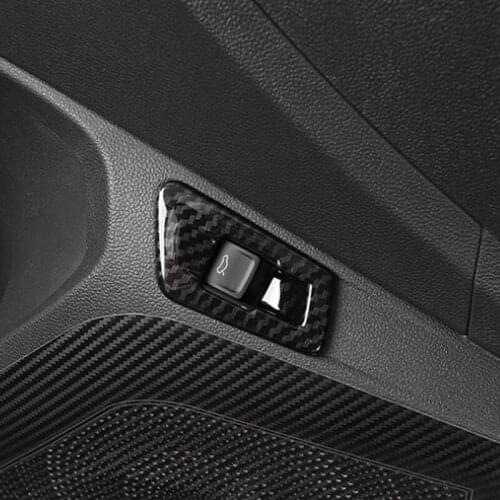 SBTMY Rear door key of car trunk ABS decorative frame For Volkswagen T-ROC T ROC 2018 Accessories