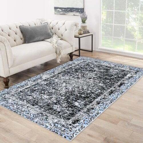 Grey white color carpet ethnic grey black patterned carpet modern carpet living room carpet free shipping soft