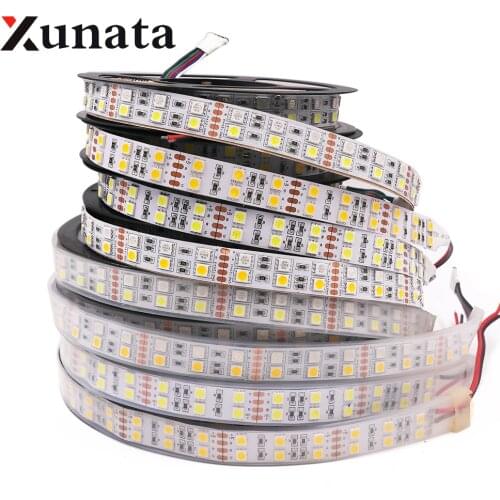 5050 LED Strip DC 12V 24V RGB RGBW RGBWW LED Light Lamp IP21 IP65 IP67 Waterproof Indoor Lighting 5m