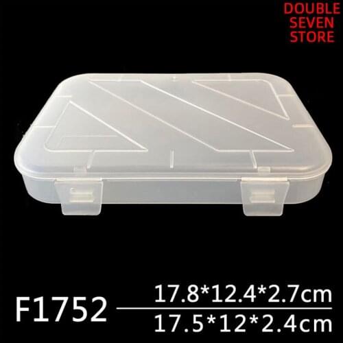 Inside 17.5*12*2.4 cm PP Plastic Box with buckle parts element material sorting box