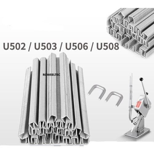 5 boxes of U type 506 Clips for Manual U-shape Sausage Clipper Clipping Machine, for supermarket tightening machine H