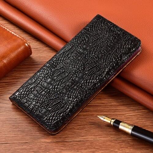 Crocodile Claw Genuine Leather Case Cover For iPhone 13 Mini 13 Pro Max Wallet Flip Cover