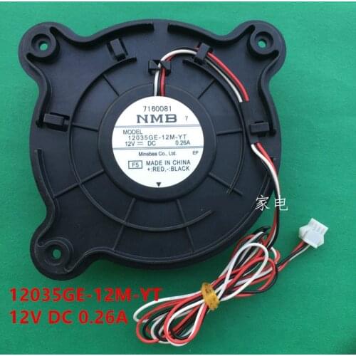 Refrigerator parts refrigerating cooling fan NMB12035GE-12M-YT 12V DC 0.26A