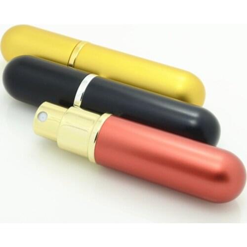 Hot sale 500 x 5ml empty glass spray bottle advanced atomizer, Refillable perfume bottles atomizing spray Liquid Container