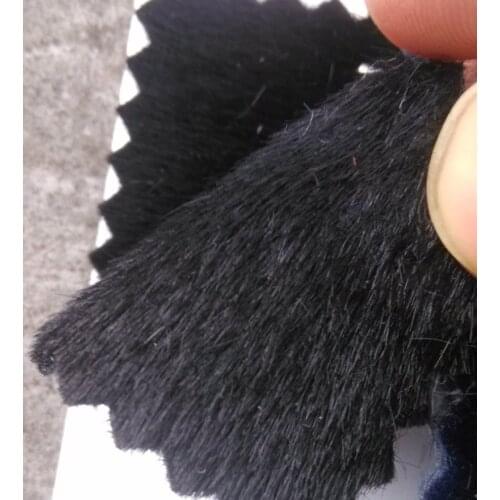 Microfiber Imitation Horsehair fur leather material Comparable Genuine horse fur 91CM*137CM per yard