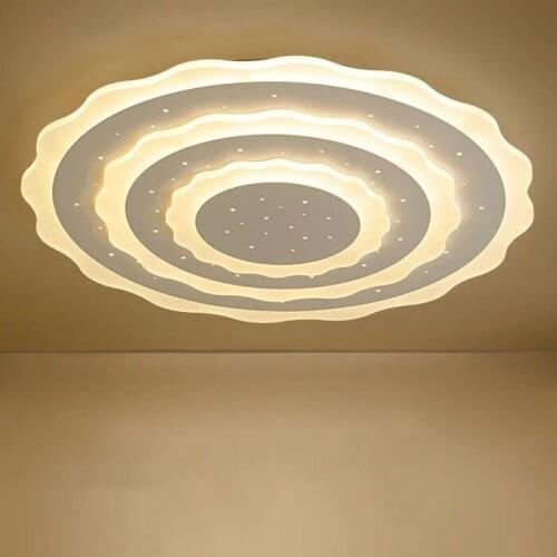 Circular LED Ceiling Light For Living Room Home Lighting Flower Crystal Modern Luxury Lamps Bedroom Restaurant Aisle Corridor