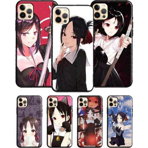 Cute Kaguya Sama Anime Phone Case For iPhone 11 Pro Max 12 Mini X XR XS Max 6S 7 8 Plus SE 2020 Soft TPU Cover