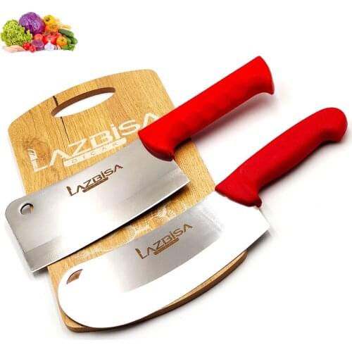 Lazbisa Sürmene Kitchen Knife Set Row Armor Onion Burrito Pizza Cutter Meat Bread Vegetable Butcher Knife