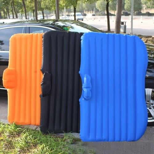 Oxford Cloth Flocking Inflatable Car Mattress Coach Portable Car Bed In-car Air Bed Mattress Waterbed Mattress 2018