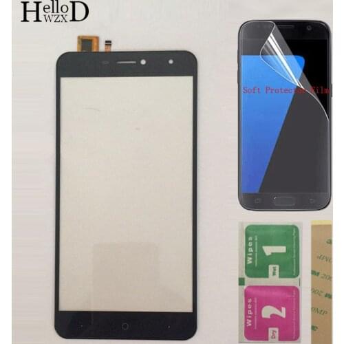 Mobile Touch Screen Panel For Doogee X7 / X7 Pro Touch Screen Digitizer Panel Front Glass Sensor TouchScreen Protector Film