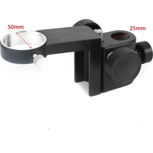 50mm Articulating Arm Bracket Microscope Gear Accessories 50mm Diameter Adjustable Stereo Microscope Stand Holder