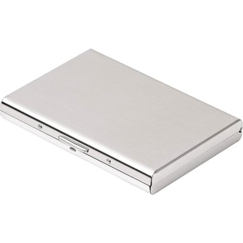 RFID Blocking Credit Card Holder Case Metal/Stainless Steel Travel Slim Wallet/Case for Men & Women