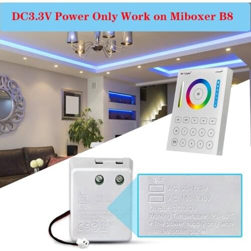 DC3.3V LED power supply Transformer only work on Miboxer B8 smart Touch panel controller