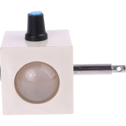 USB White LED Light Lighting Bottom Biological Microscope Lamp Source Adjustable 37MB