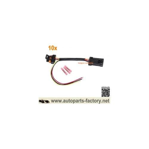 Longyue 10pcs Polaris RZR Tail Light Power Wire Harness for Whip Brake License Plate 2015-2019 12"