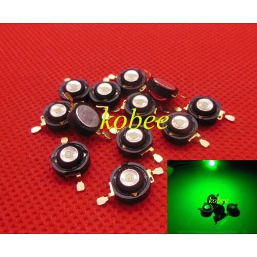 3W High Power Green Color 520nm-525nm Bulb Lamp Light emitter with 20mm star PCB