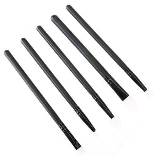 5pcs Facial Makeup Brush Silicone Eyeshadow Lip Brushes Set Applicator Eyeliner Brushes Cosmetic Beauty Make Up Tool