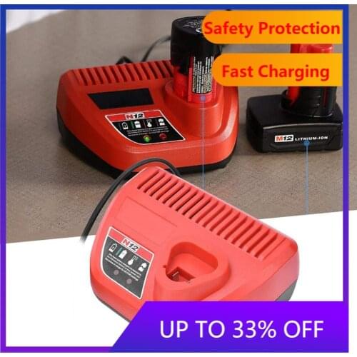 Milwaukee Ac220-240V Li-Ion Charger For Milwaukee M12 N12 Input Output 12V 10.8V 48-59-2401 48-11-2402 Power Tools