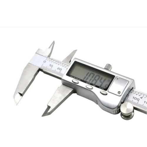 Electronic Vernier Caliper With Digital Display 0-150mm Stainless Steel High-Precision Measuring Tool Whole Metal
